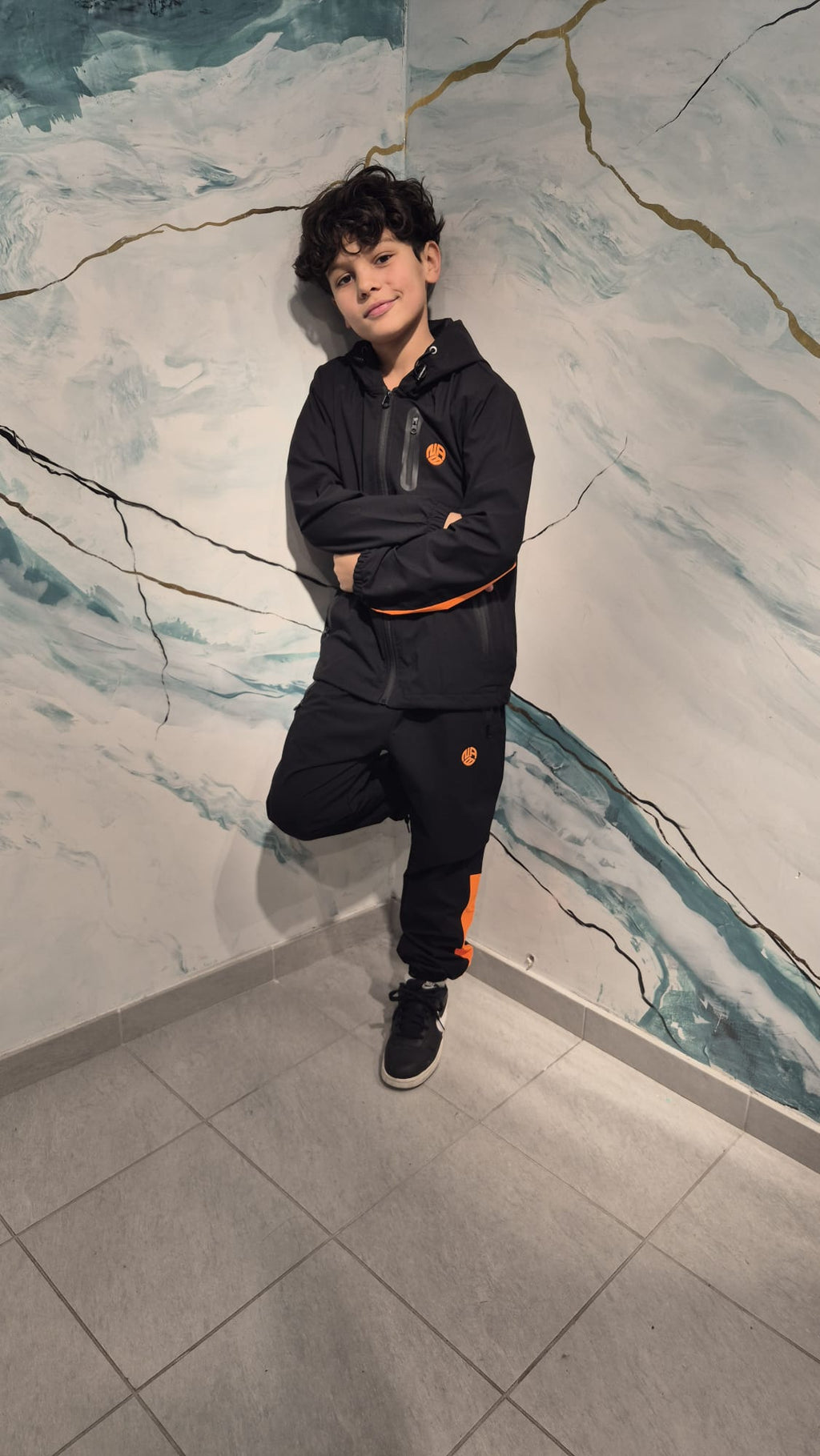 NAB kids line orange et black