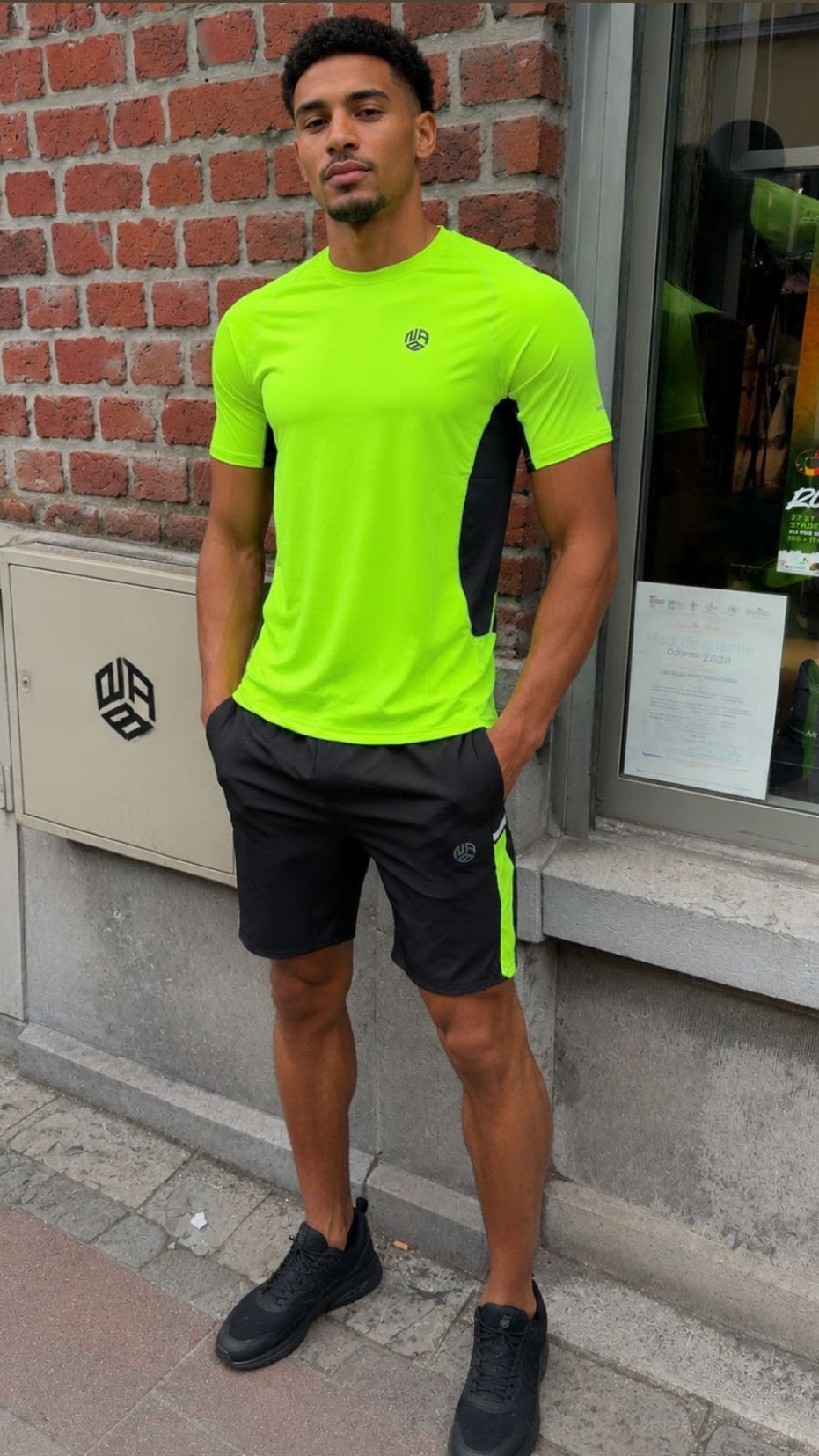 Ensemble complet jaune fluo
