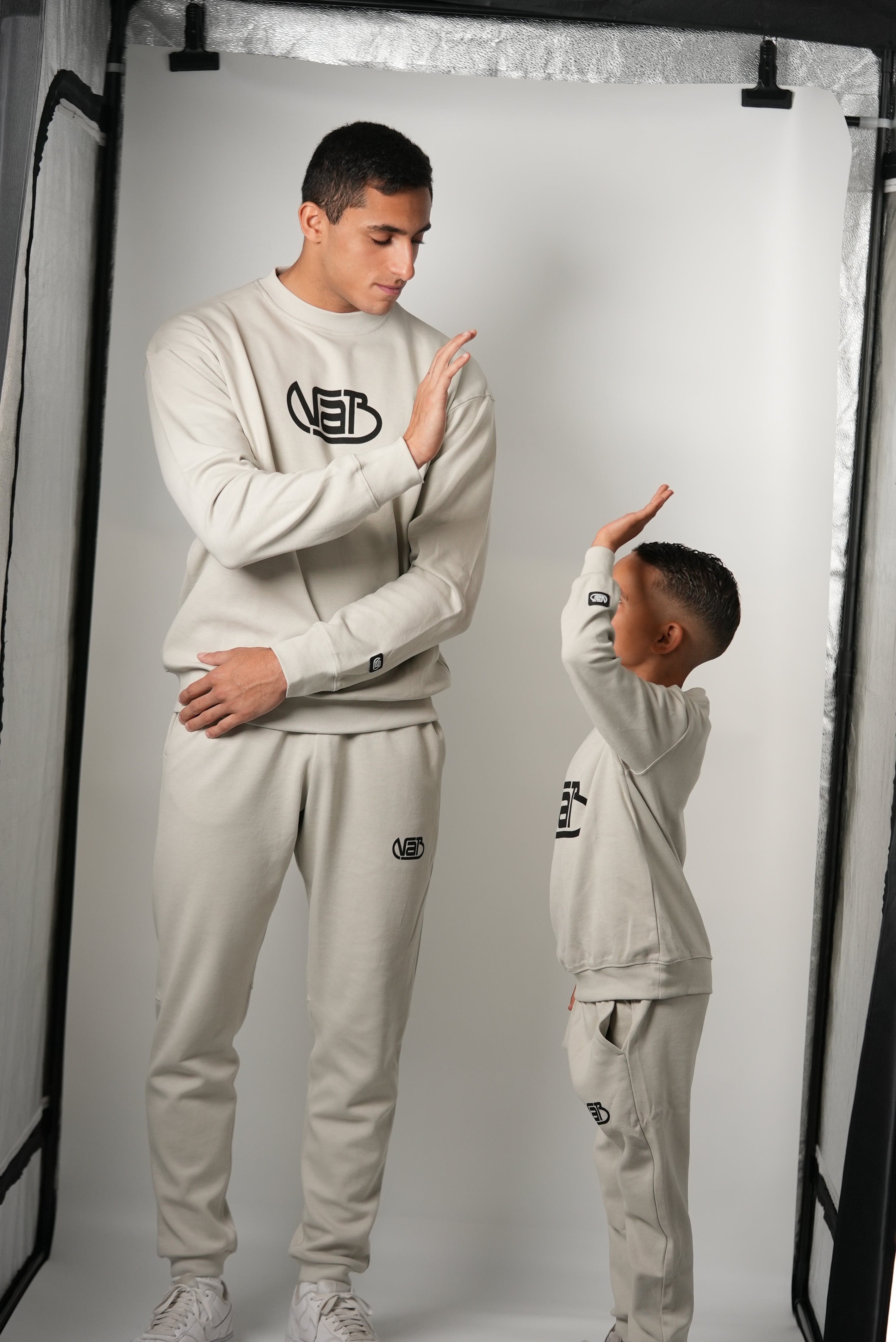 Tandem Gris Enfants