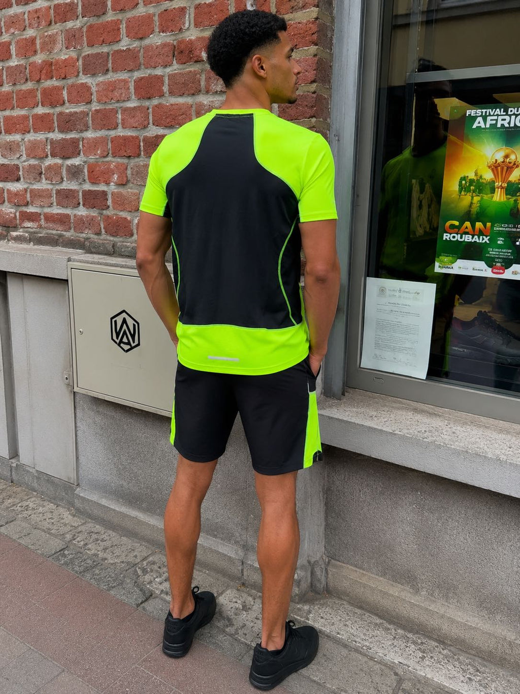 Ensemble complet jaune fluo