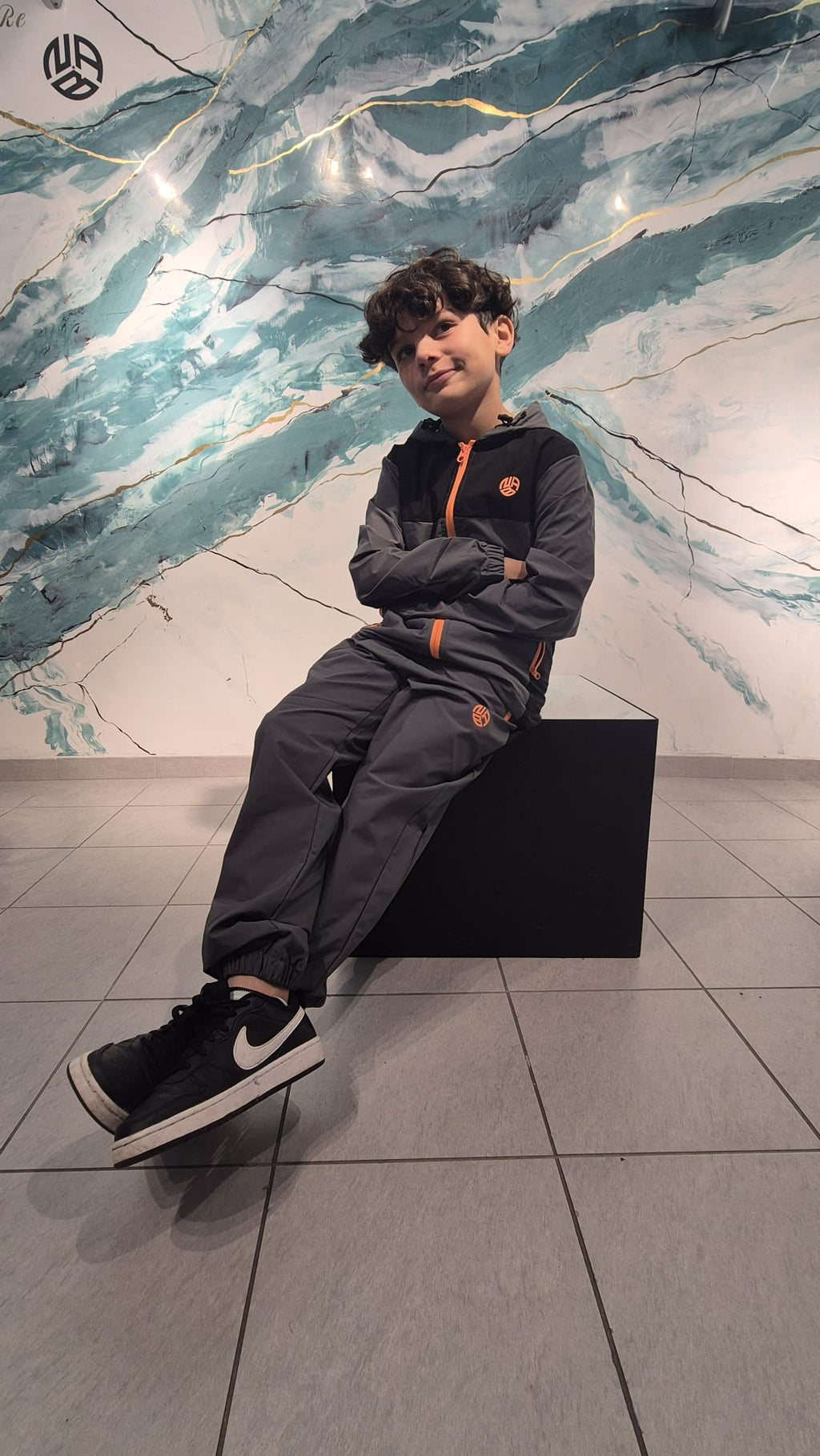 Nab city kids black orange