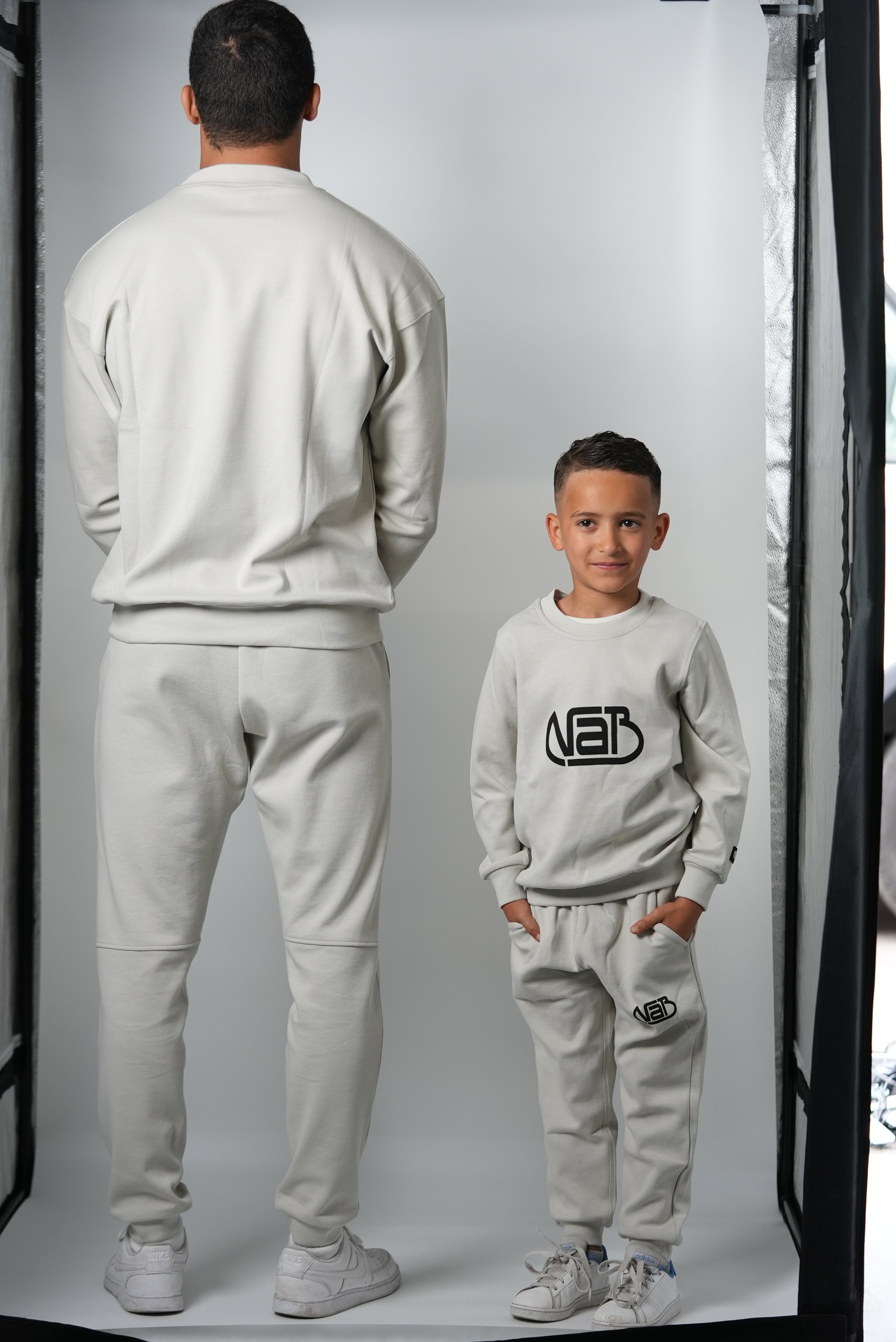 Tandem Gris Enfants